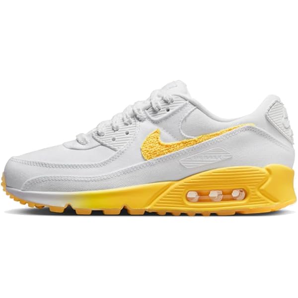 Amazon.com | Women's Air Max 90 SE - Size 10 US - White/Citron